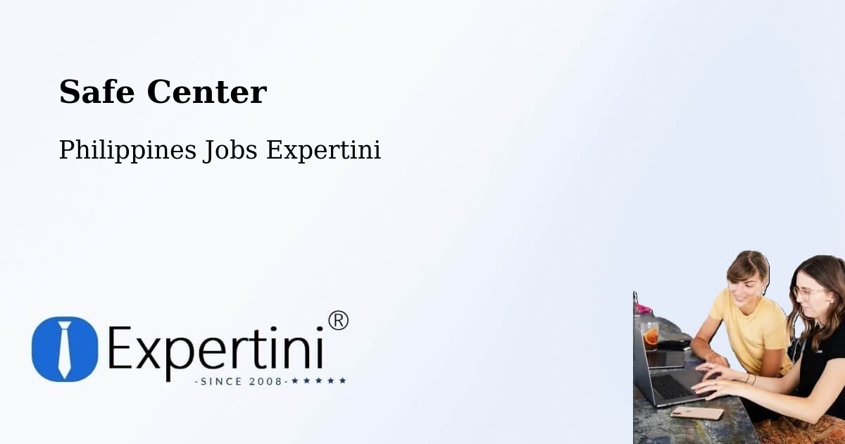 Safety Center – Agno - Philippines Jobs Expertini