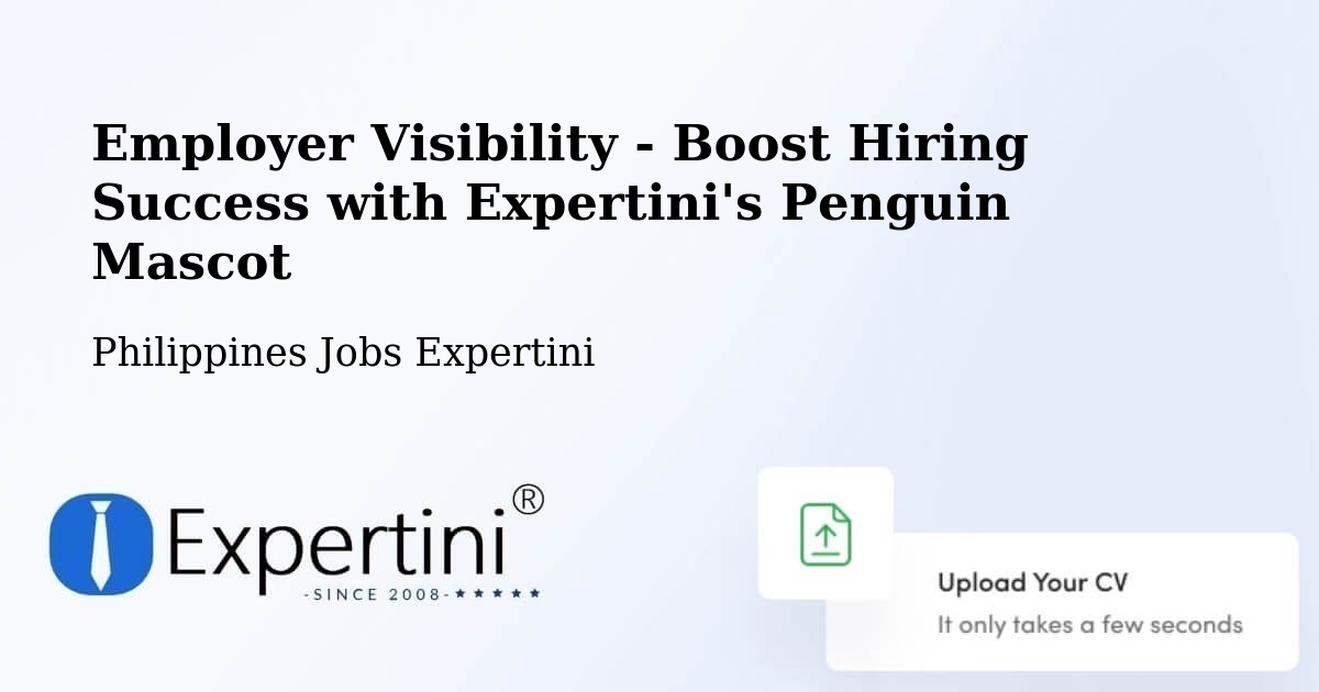 CV and Resume Visibility Optimization – Agno - Philippines Jobs Expertini